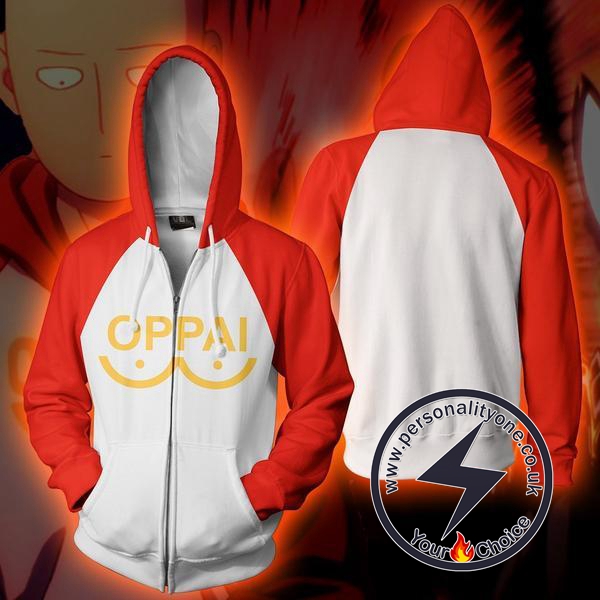 One Punch Man - Saitama ZipUp 3D - One Punch Man Hoodies Jackets